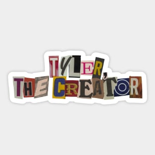 Tyler, the Creator - RansomNote Sticker